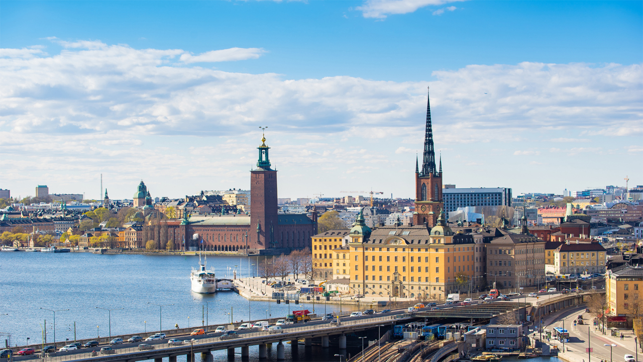Stockholm Huvudkontor Överblick över Stockholm